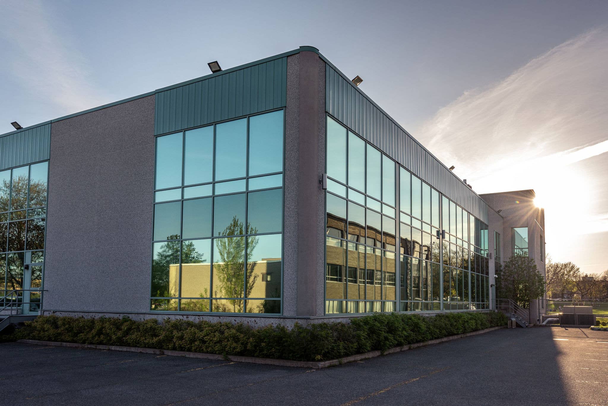 Exterior of a business building.