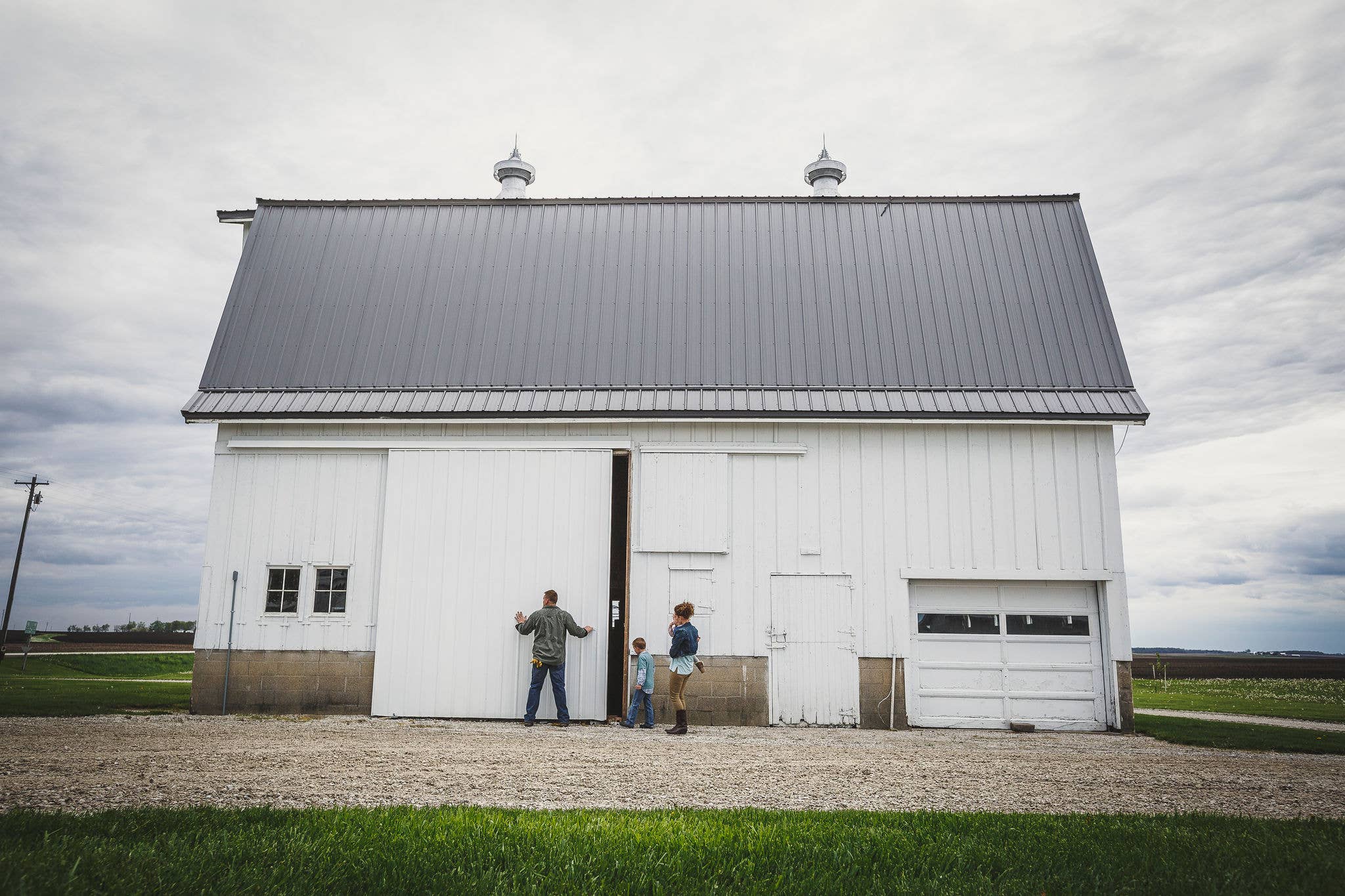 Outside shot of a building with a focus on the exterior and roof.