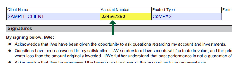 Investment Account - Compas