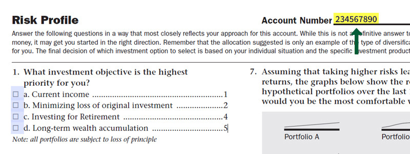 Investment Account - Risk