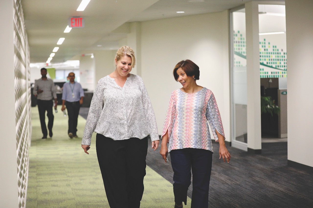 Two Country Financial female corporate employees