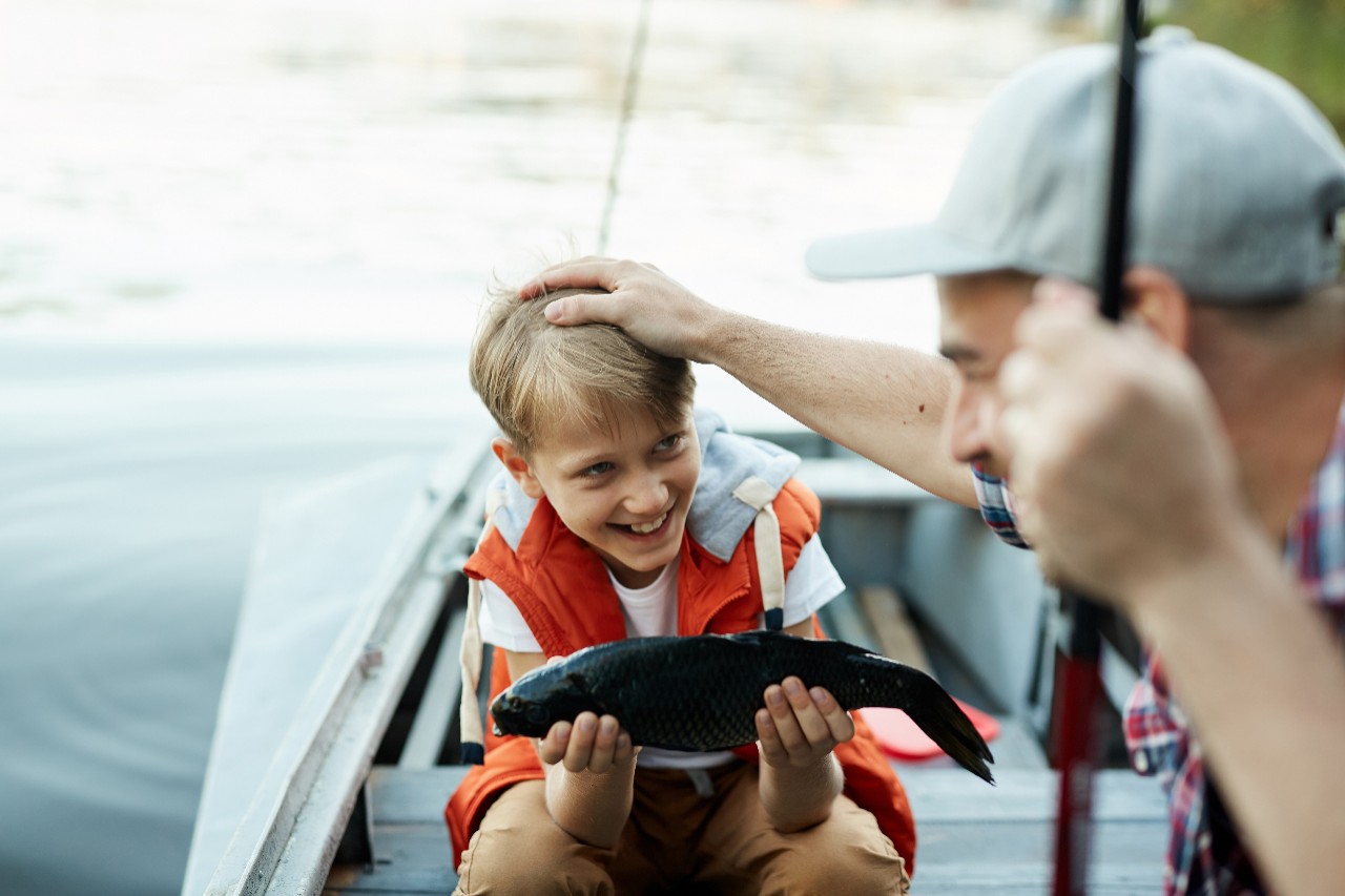 Rest on the boat in Ukraine